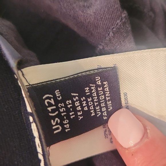 Lands' End Navy Blue Skirt With Shorts Underneath Size 12 - Picture 5 of 7